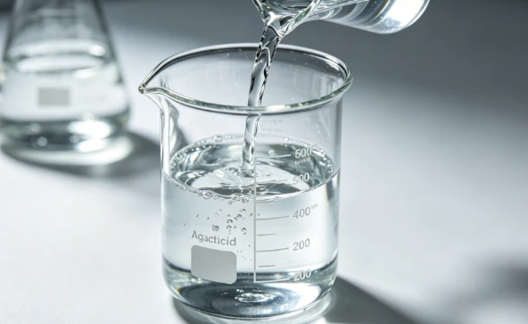 Is glacial acetic acid soluble in water